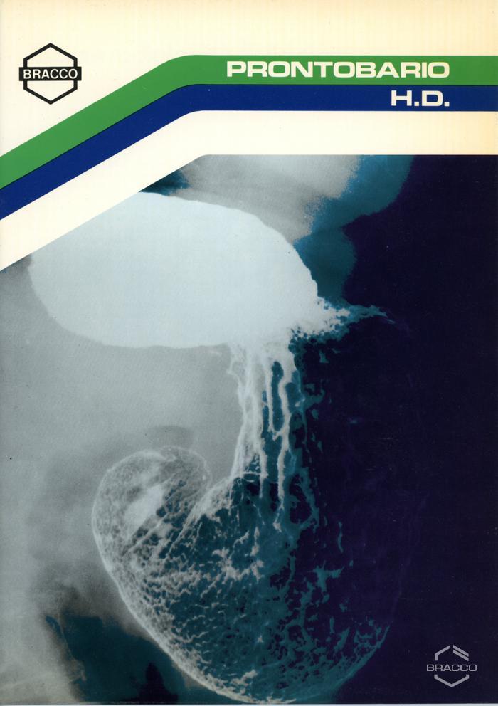 Brochure illustrativa del "Prontobario H.D.", anni '70