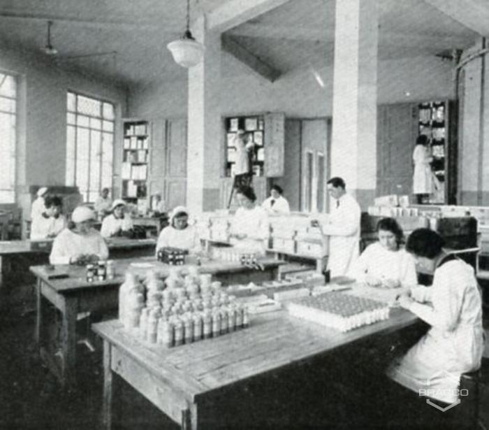 Reparto di confezionamento, 1933
