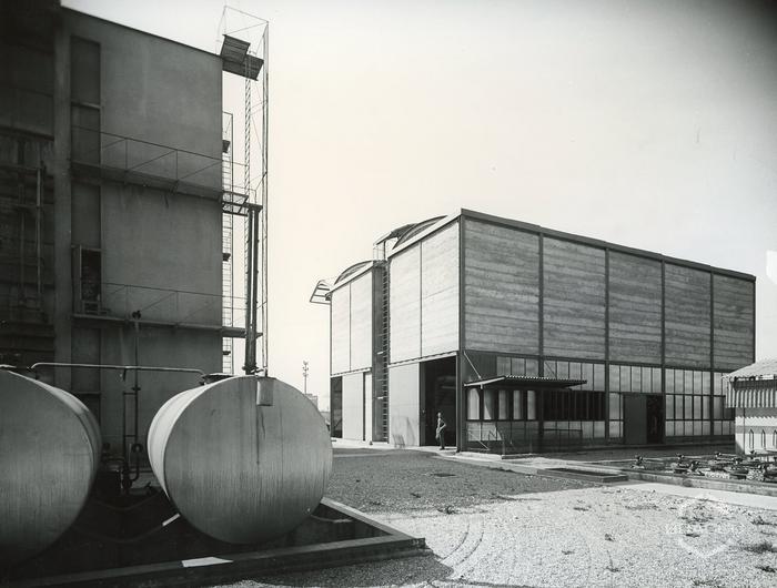 Edificio B4, produzione sintetici, anni '60