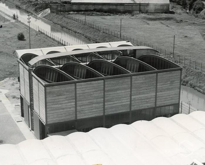 Edificio B4, produzione sintetici, anni '60