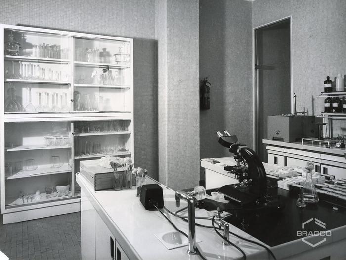Laboratorio di ricerca Bracco, anni '60