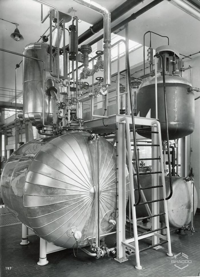 Impianto per le produzione sintetici, inizio anni '60