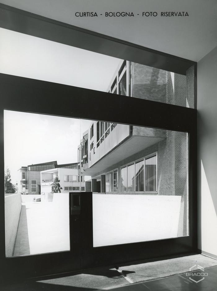Vista esterni palazzina Presidenza e B15, anni '60