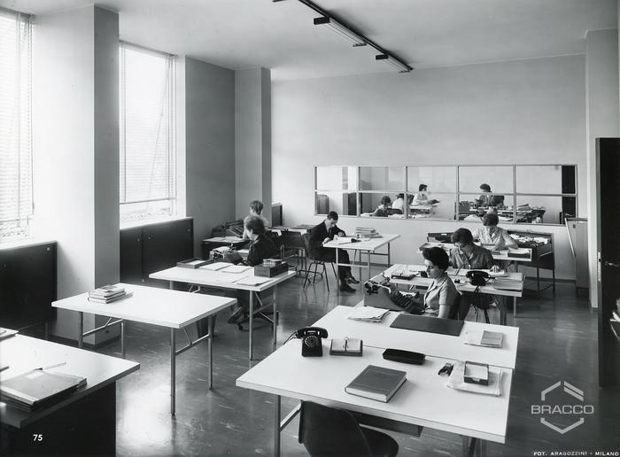 Ufficio amministrativo, inizio anni '60