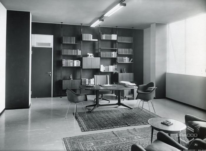 Edificio B14, ufficio, inizio anni '60