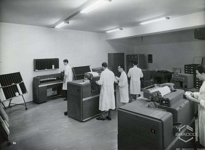 Ufficio contabilità, inizio anni '60