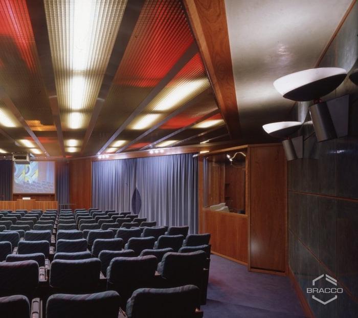 Auditorium "Sala 200", edificio B14, Lambrate via Folli, anni '90