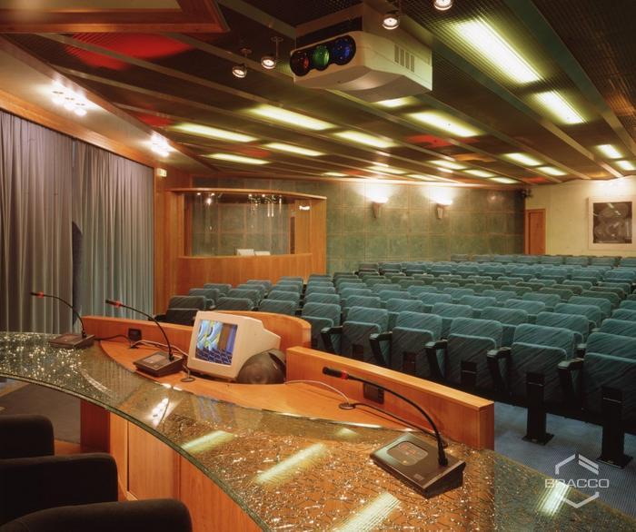 Auditorium "Sala 200", edificio B14, Lambrate via Folli, anni '90