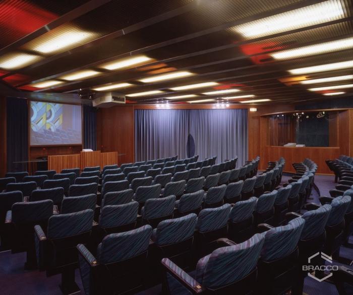 Auditorium "Sala 200", edificio B14, Lambrate via Folli, anni '90
