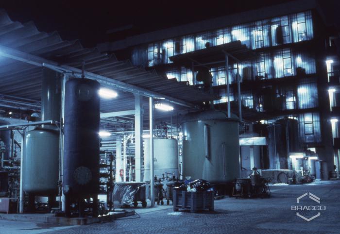 Impianti di produzione dei mezzi di contrasto Bracco, anni '90