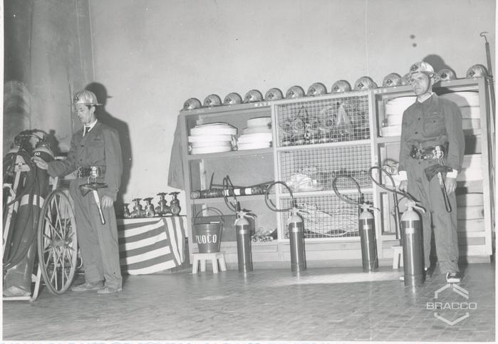 Squadra antincendio Bracco, equipaggiamento e attrezzature, 1966