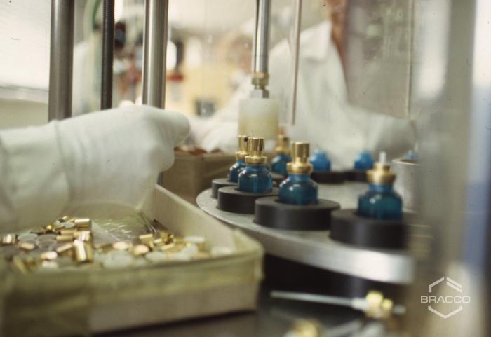 Laboratorio di confezionamento della Diana de Silva cosmétiques, anni '90