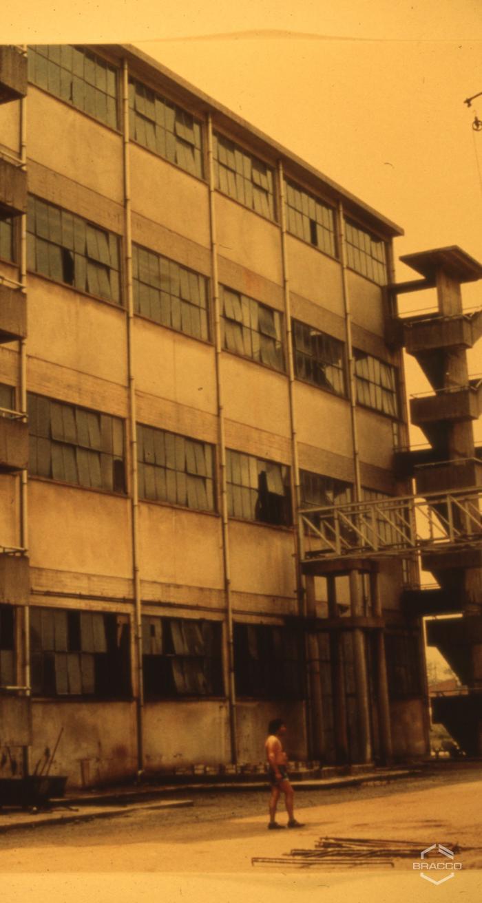 Stabilimento DIBRA, sopralluogo e inizio dei lavori di riqualificazione, metà anni '80