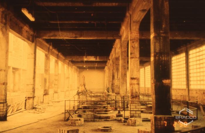 Stabilimento DIBRA, sopralluogo e inizio dei lavori di riqualificazione, metà anni '80