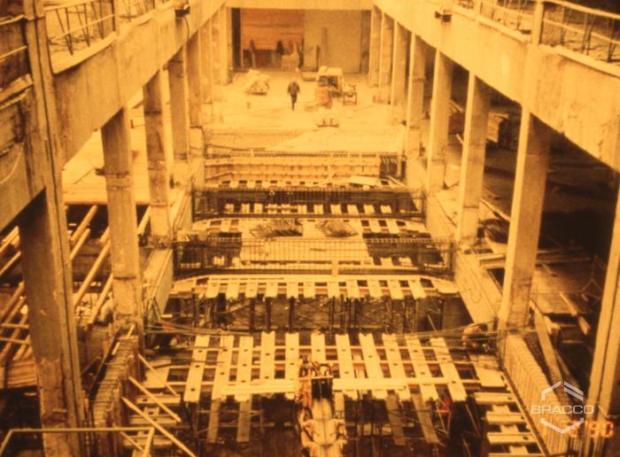 Stabilimento DIBRA, sopralluogo e inizio dei lavori di riqualificazione, metà anni '80