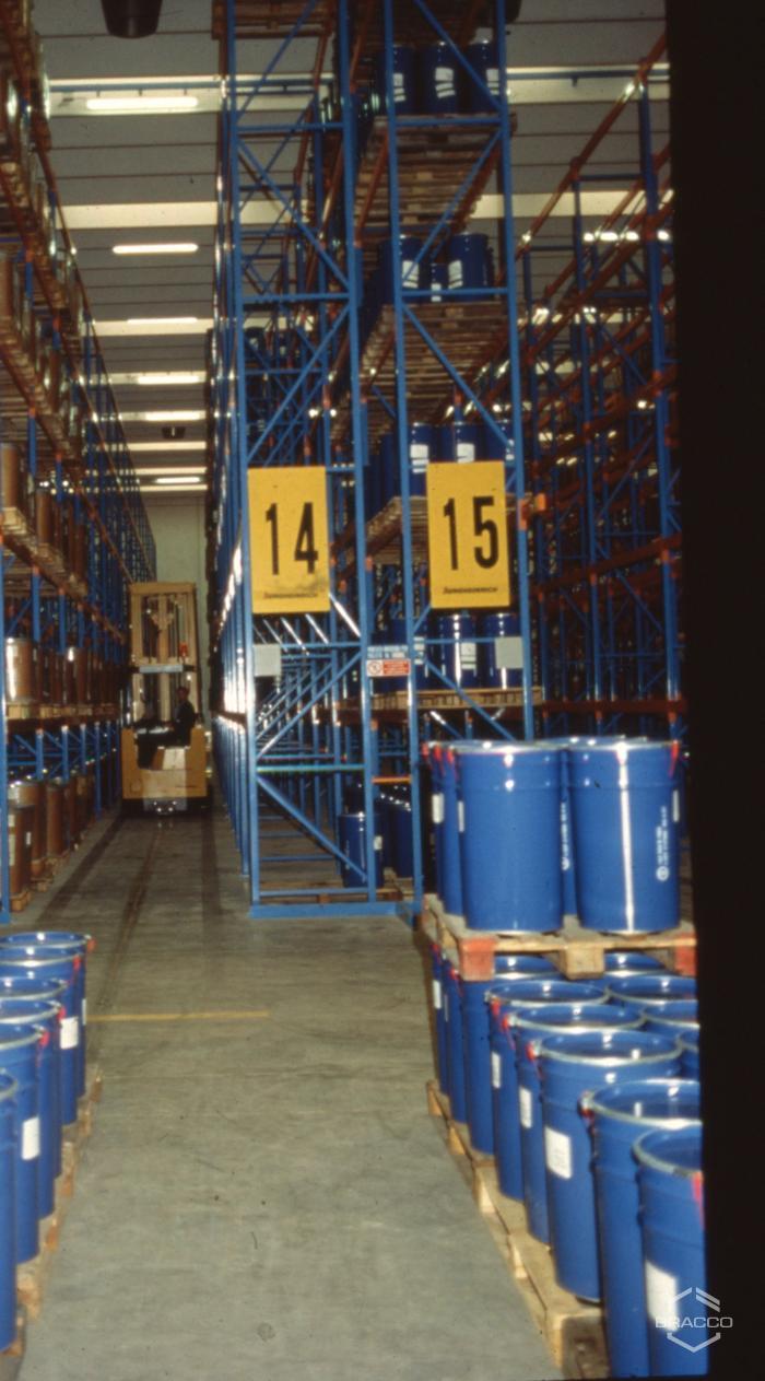 Stabilimento DIBRA, lavori finiti di riqualificazione e costruzione, magazzino, fine anni '80