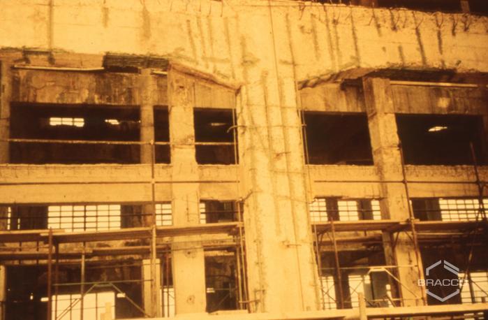 Stabilimento DIBRA, sopralluogo e inizio dei lavori di riqualificazione, metà anni '80