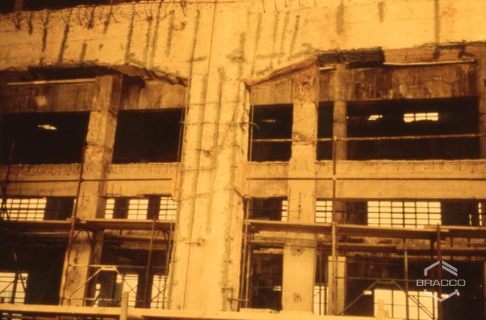 Stabilimento DIBRA, sopralluogo e inizio dei lavori di riqualificazione, metà anni '80