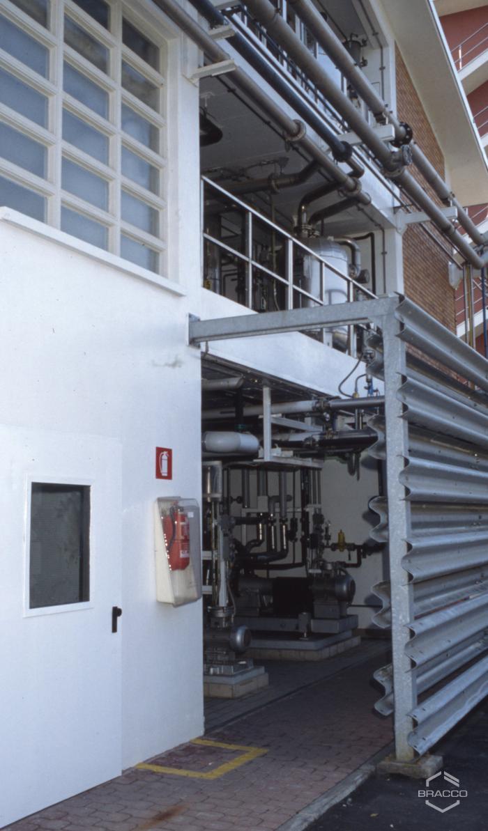 Stabilimento DIBRA, lavori finiti di riqualificazione e costruzione, fine anni '80