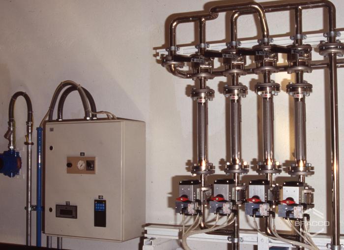 Stabilimento DIBRA, lavori finiti di riqualificazione e costruzione, dettaglio impianto, fine anni '80