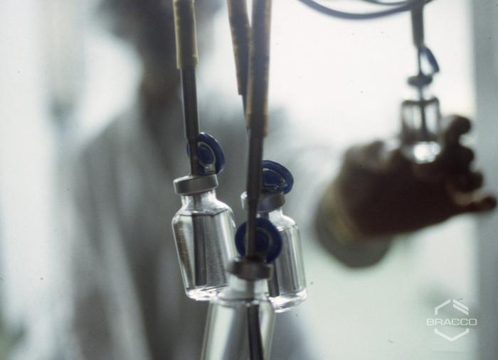 Sintetica SA di Mendrisio, reparto di sterilizzazione, anni '90