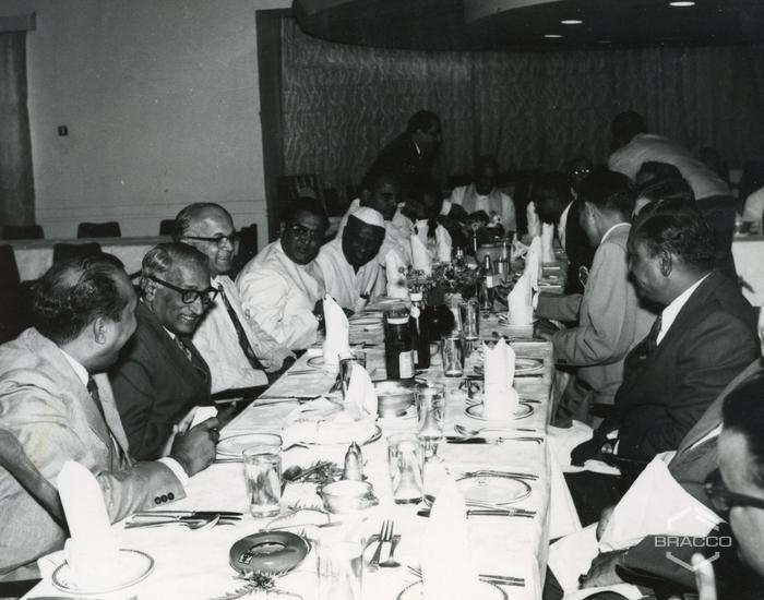Pranzo al Ritze Hotel di Hyderabad, 25 gennaio 1964