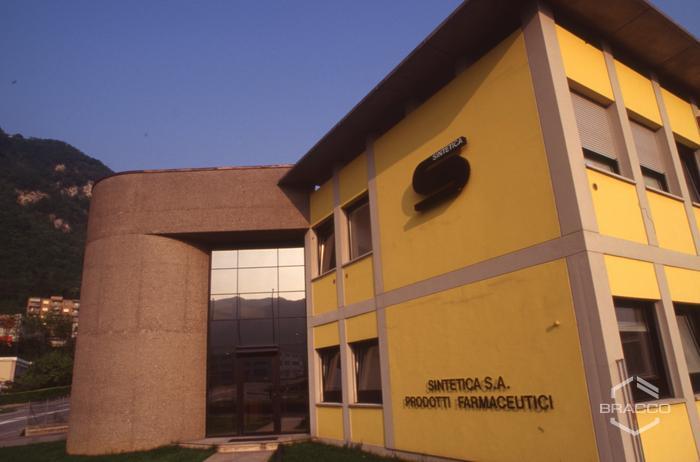 Sintetica SA di Mendrisio, vedute esterne, anni '90