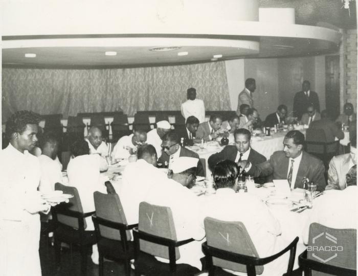Pranzo al Ritze Hotel di Hyderabad, 25 gennaio 1964