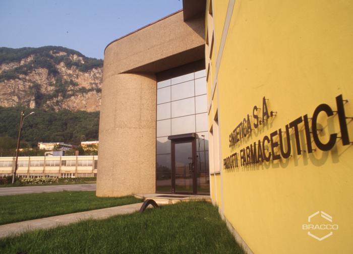 Sintetica SA di Mendrisio, vedute esterne, anni '90