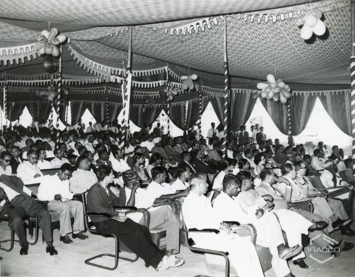 Ospiti ai festeggiamenti delle funzioni serali, 25 gennaio 1964