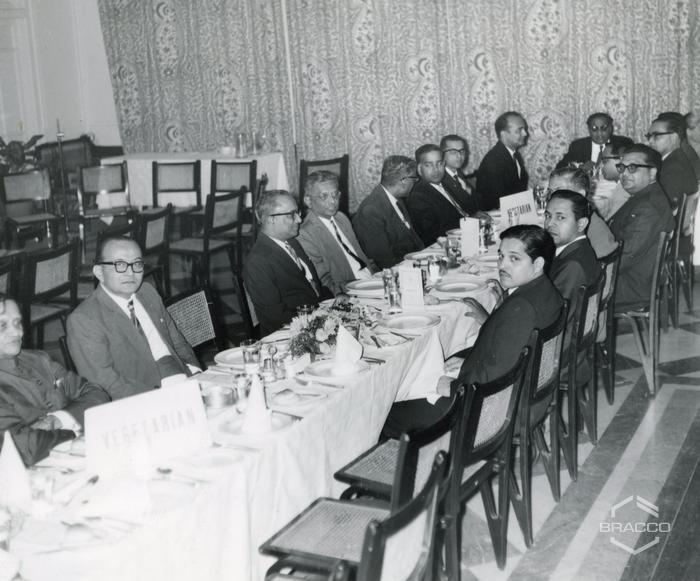 Cena in onore degli ospiti al Taj Mahal Hotel, 28 gennaio 1964