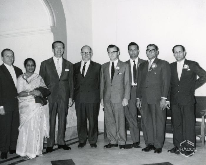 Cena in onore degli ospiti al Taj Mahal Hotel, 28 gennaio 1964