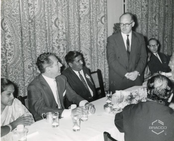 Cena in onore degli ospiti al Taj Mahal Hotel, 28 gennaio 1964