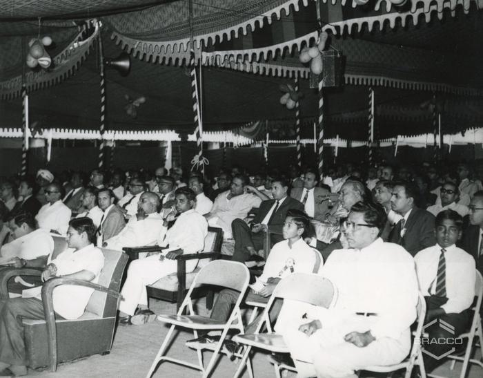 Ospiti ai festeggiamenti delle funzioni serali, 25 gennaio 1964