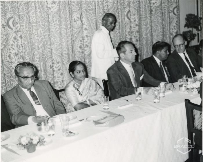 Cena in onore degli ospiti al Taj Mahal Hotel, 28 gennaio 1964