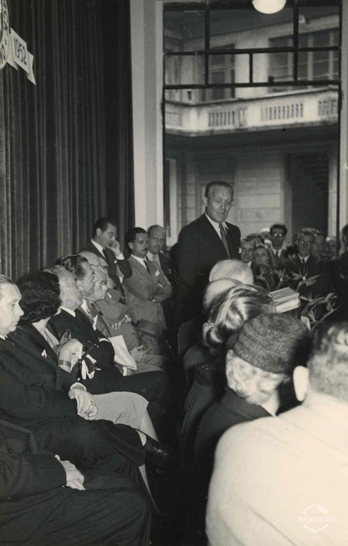 Celebrazioni del 25° anniversario della Bracco già Italmerck di Milano, 1952
