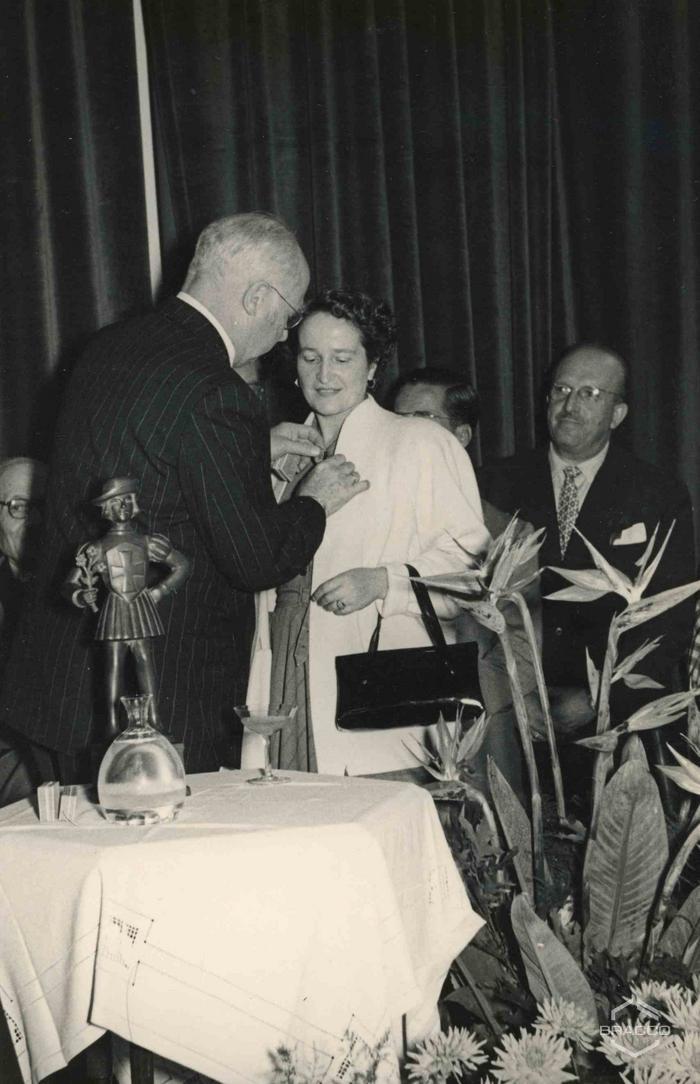Celebrazioni del 25° anniversario della Bracco già Italmerck di Milano, 1952