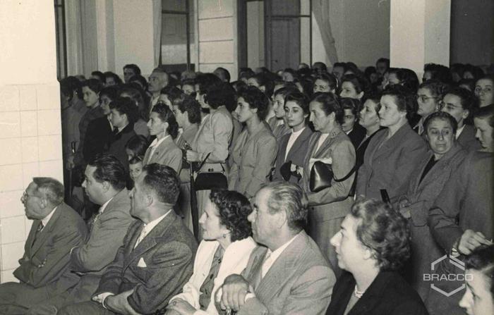 Celebrazioni del 25° anniversario della Bracco già Italmerck di Milano, 1952