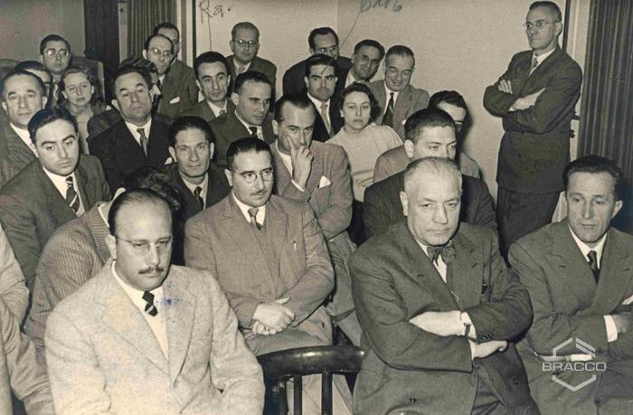 Celebrazioni del 25° anniversario della Bracco già Italmerck di Milano, 1927-1952