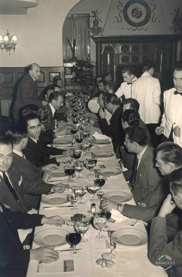 Celebrazioni del 25° anniversario della Bracco già Italmerck di Milano, 1927-1952