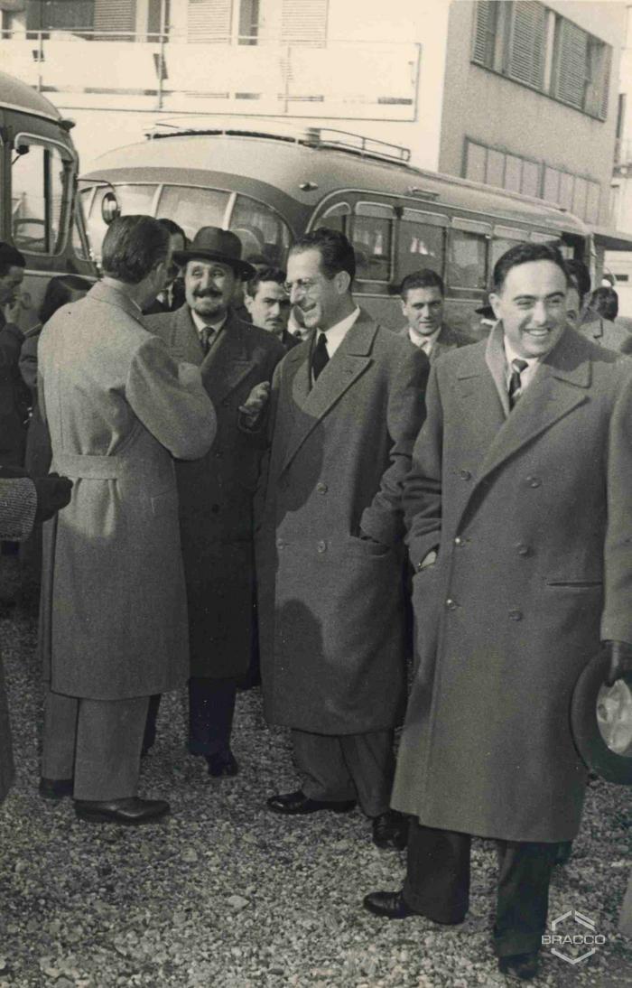 Celebrazioni del 25° anniversario della Bracco già Italmerck di Milano, 1927-1952