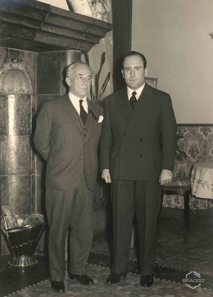 Celebrazioni del 25° anniversario della Bracco già Italmerck di Milano, 1927-1952