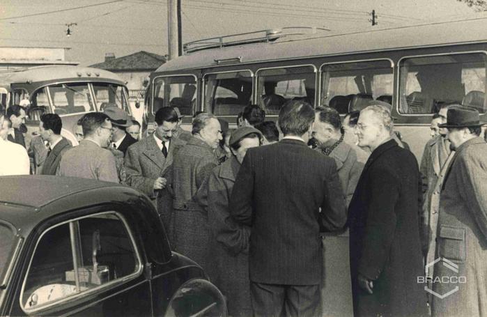 Celebrazioni del 25° anniversario della Bracco già Italmerck di Milano, 1927-1952