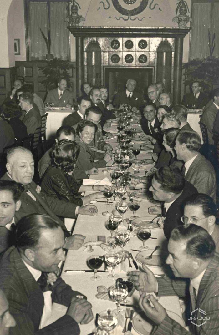 Celebrazioni del 25° anniversario della Bracco già Italmerck di Milano, 1927-1952