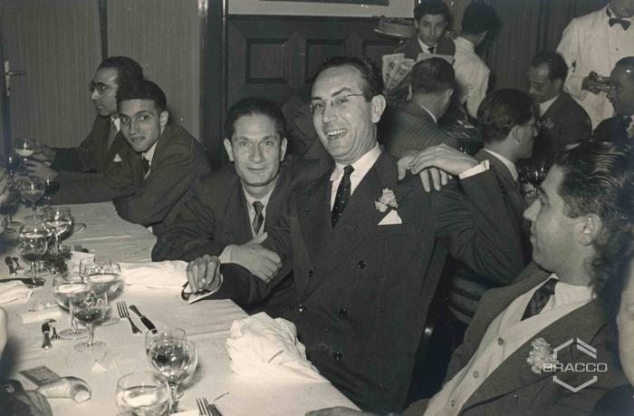 Celebrazioni del 25° anniversario della Bracco già Italmerck di Milano, 1927-1952