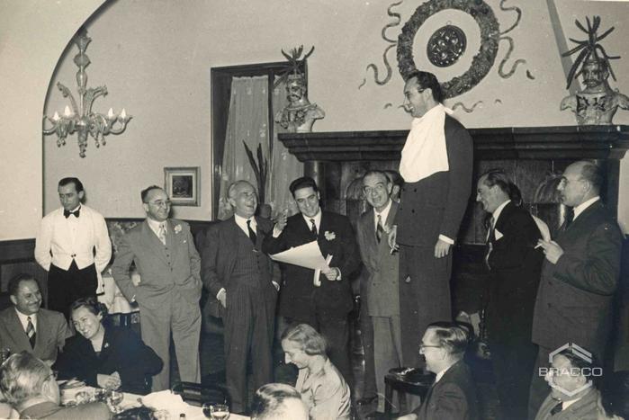 Celebrazioni del 25° anniversario della Bracco già Italmerck di Milano, 1927-1952