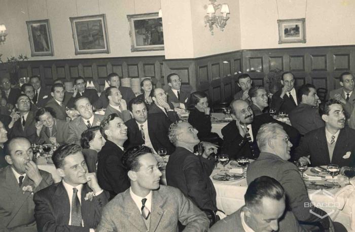 Celebrazioni del 25° anniversario della Bracco già Italmerck di Milano, 1927-1952