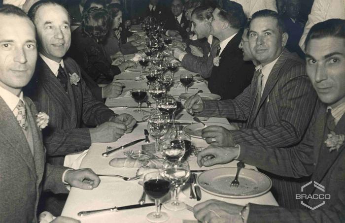 Celebrazioni del 25° anniversario della Bracco già Italmerck di Milano, 1927-1952