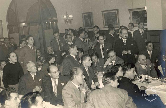 Celebrazioni del 25° anniversario della Bracco già Italmerck di Milano, 1927-1952