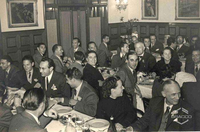 Celebrazioni del 25° anniversario della Bracco già Italmerck di Milano, 1927-1952